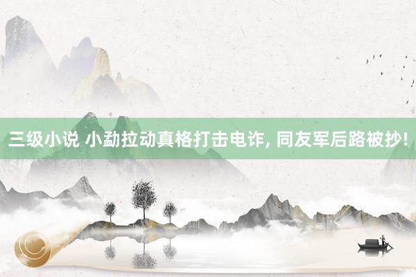 三级小说 小勐拉动真格打击电诈， 同友军后路被抄!